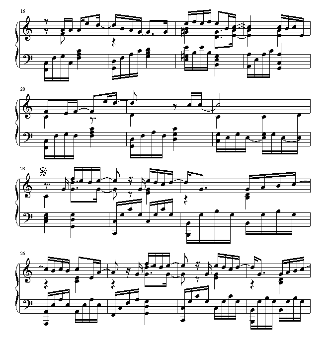 第一次（光良）钢琴曲谱（图2）