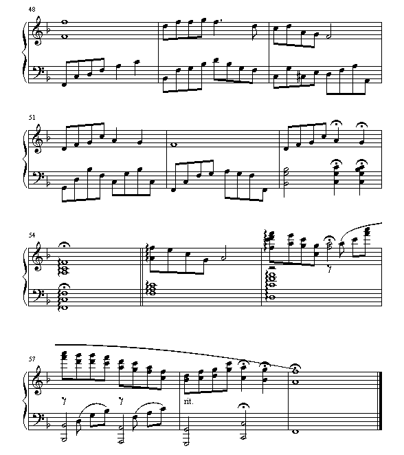 女人花钢琴曲谱（图5）