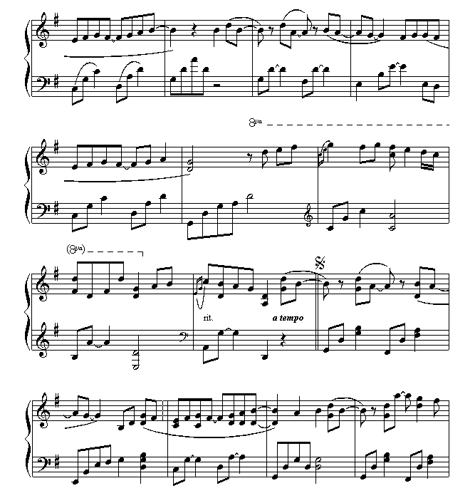 遇见钢琴曲谱（图2）