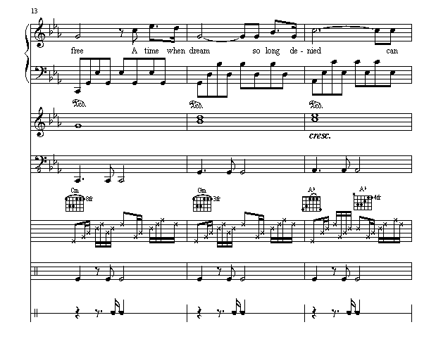 罗密欧与茱丽叶(完整版)钢琴曲谱（图5）