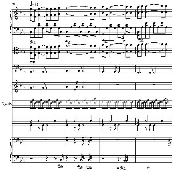 罗密欧与茱丽叶(完整版)钢琴曲谱（图8）