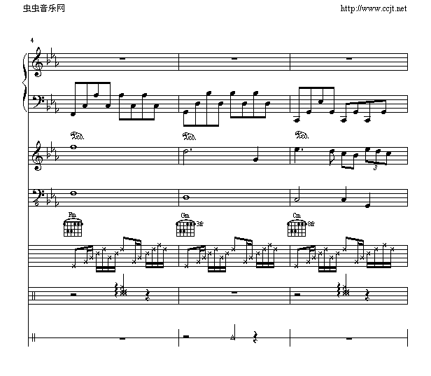 罗密欧与茱丽叶(完整版)钢琴曲谱（图2）