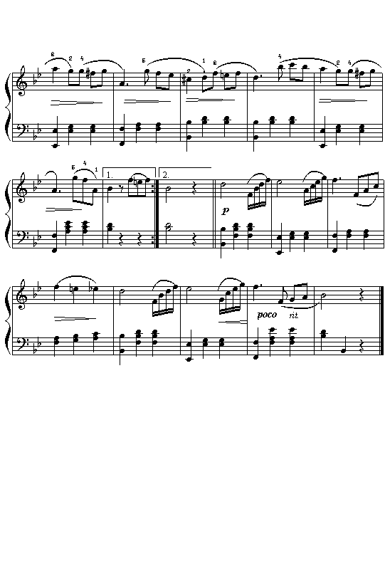 (德)贝多芬:孩子的梦钢琴曲谱（图2）