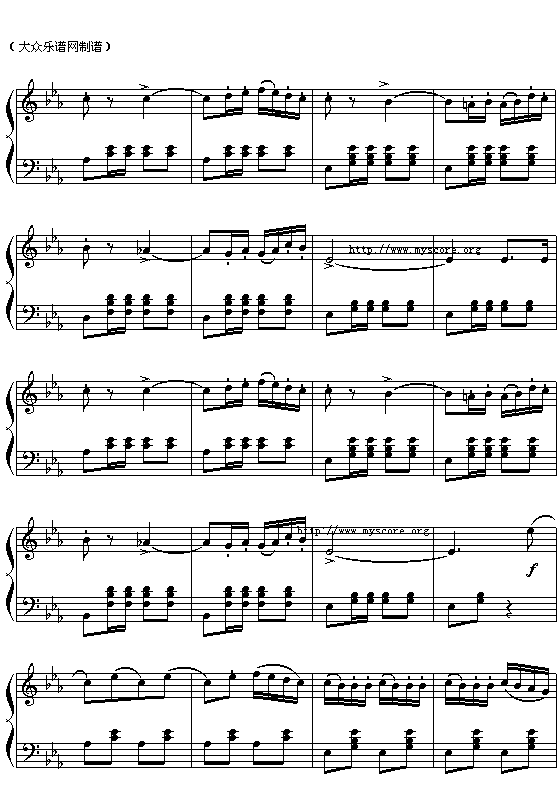 (俄)柴可夫斯基“天鹅湖”选曲：拿波里舞曲钢琴曲谱（图2）