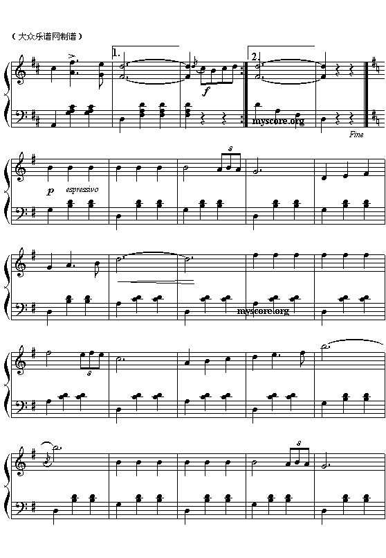 (法)瓦尔托伊费尔:女学生圆舞曲钢琴曲谱（图2）