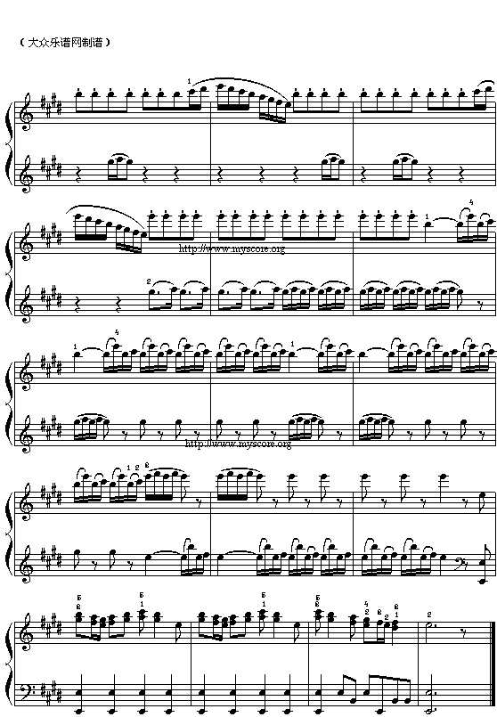 (意)维瓦尔第“四季的春”：春的信息钢琴曲谱（图2）