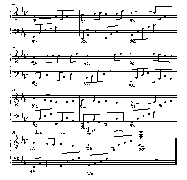 childhood moemory钢琴曲谱（图5）