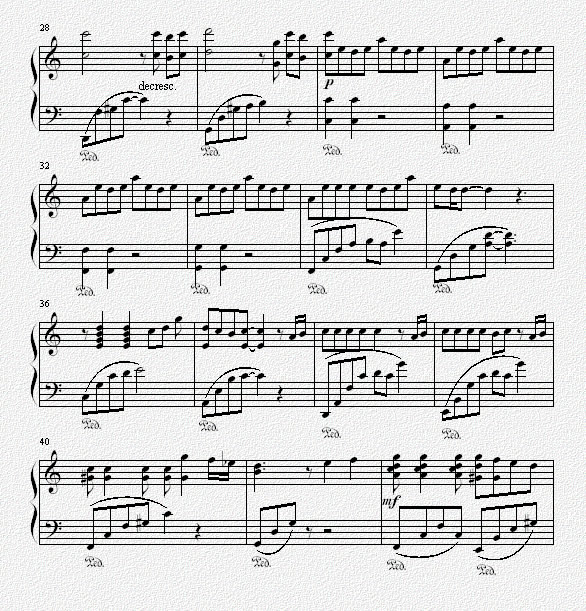 千与千寻  主题曲2钢琴曲谱（图3）