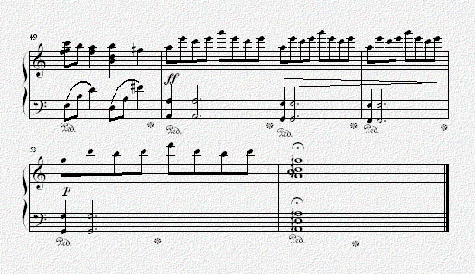 天空之城主题曲钢琴曲谱（图4）