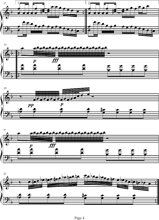 完美主义钢琴曲谱（图4）