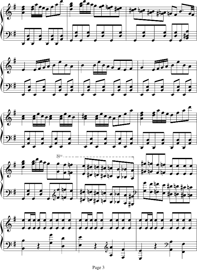 晓风之舞钢琴曲谱（图3）
