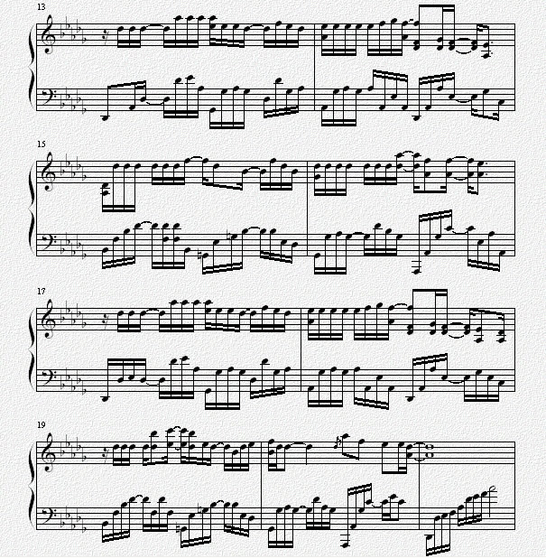 我遇到钢琴曲谱（图2）