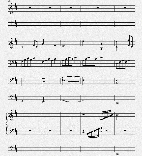 秋日传奇钢琴曲谱（图8）