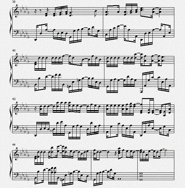 我遇到钢琴曲谱（图5）