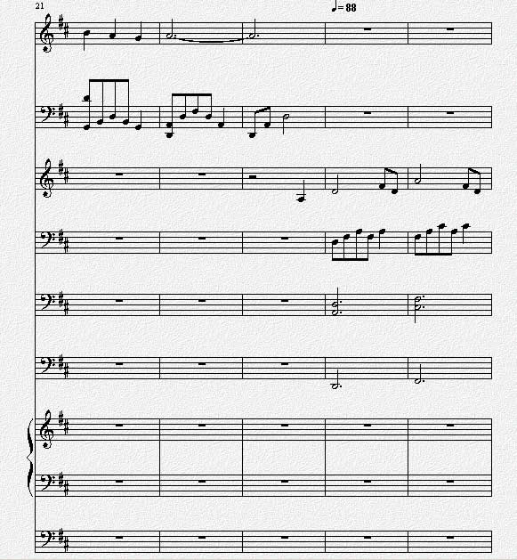 秋日传奇钢琴曲谱（图5）