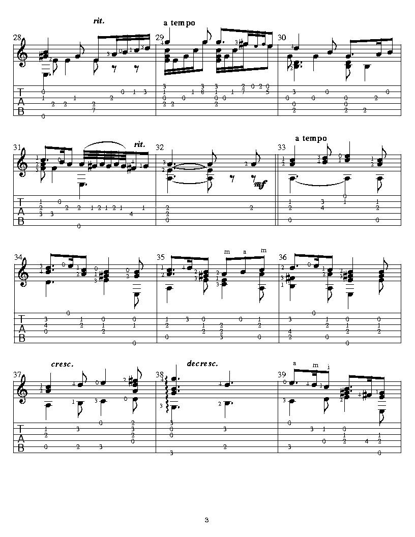 绿袖子钢琴曲谱（图3）