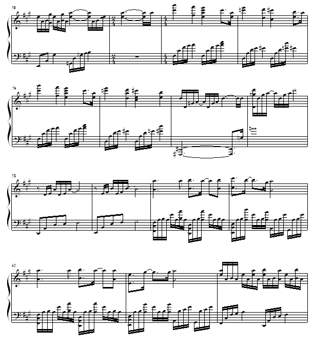 Dearest 犬夜叉插曲钢琴曲谱（图4）