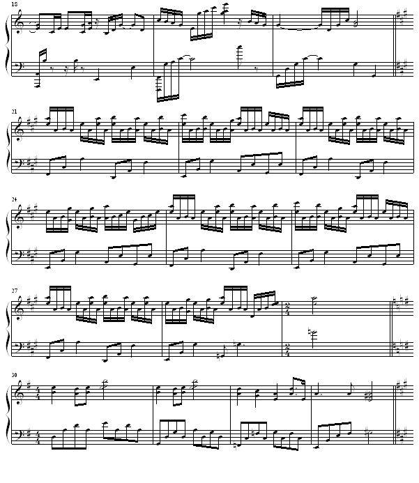 Dearest 犬夜叉插曲钢琴曲谱（图2）