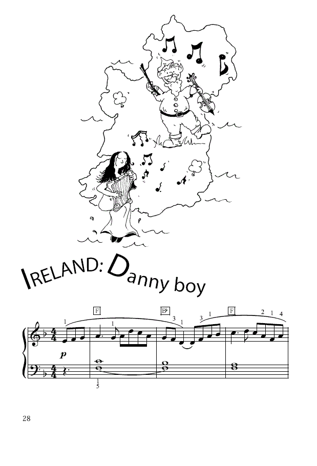 Danny boy(简易钢琴谱)钢琴曲谱（图1）