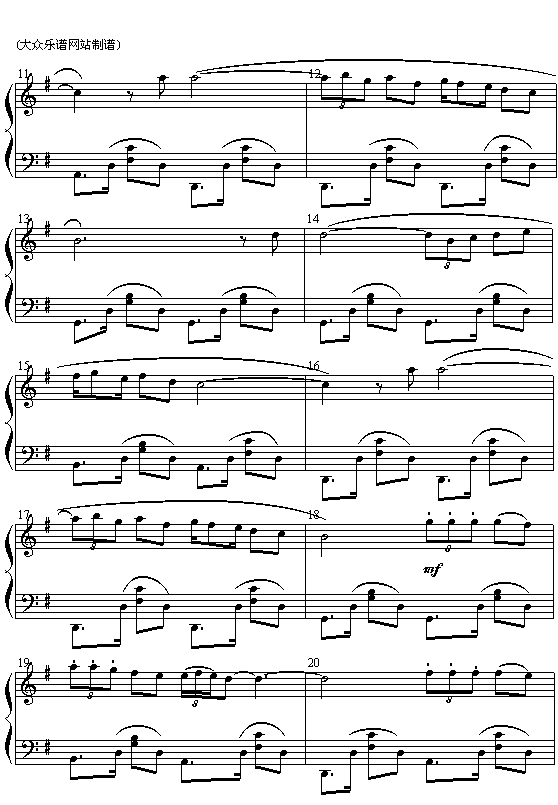 （意）依拉蒂尔：鸽子钢琴曲谱（图2）
