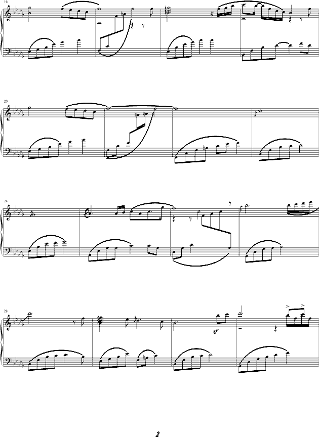 Tears -完美-帅版钢琴曲谱（图2）