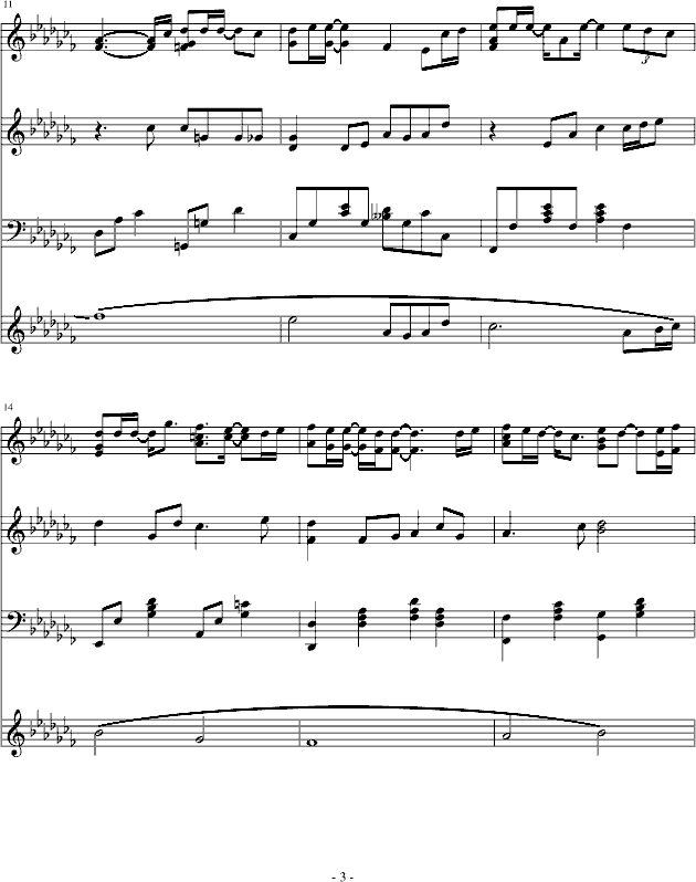 北极星钢琴曲谱（图3）