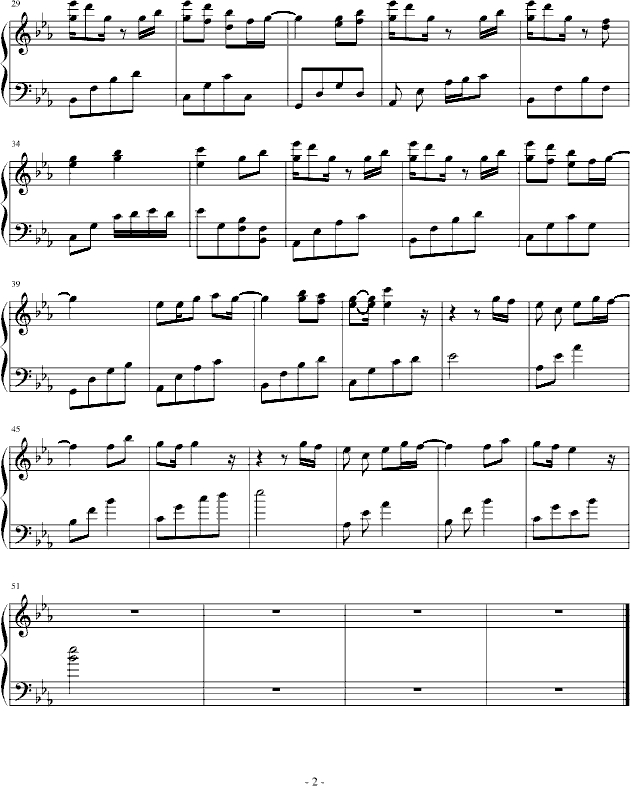 PART OF ME钢琴曲谱（图2）