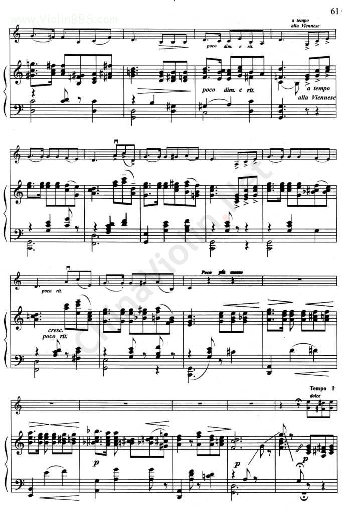 古老的歌(小提琴分谱+钢琴伴奏谱)钢琴曲谱（图4）