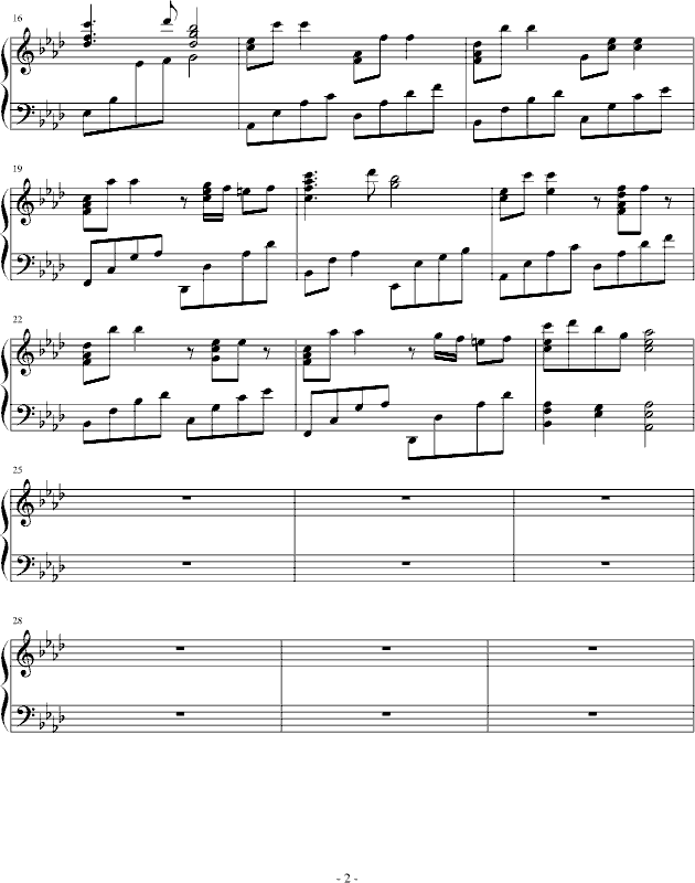 small music钢琴曲谱（图2）