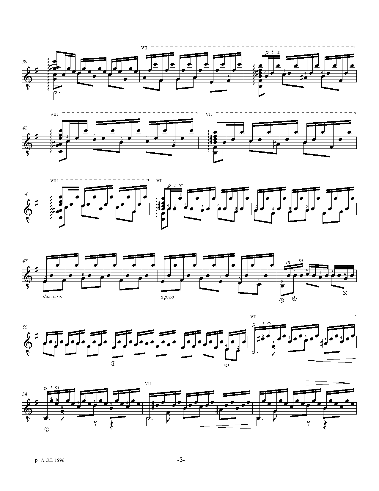 阿斯图里亚斯传奇钢琴曲谱（图4）