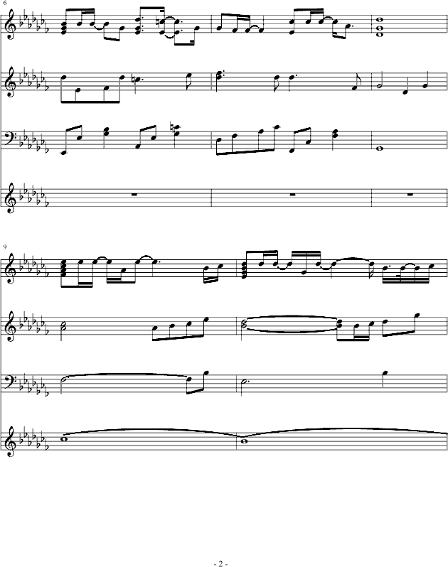 北极星钢琴曲谱（图2）