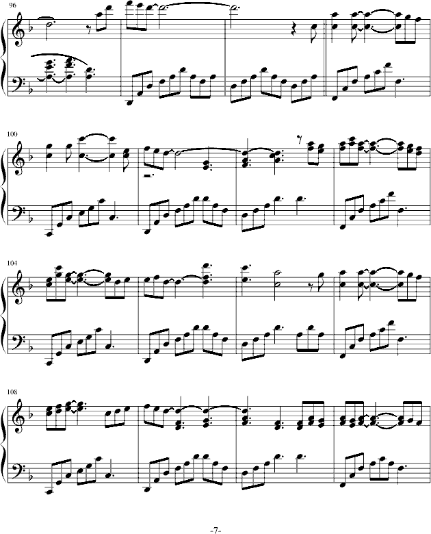 FELITSA钢琴曲谱（图7）