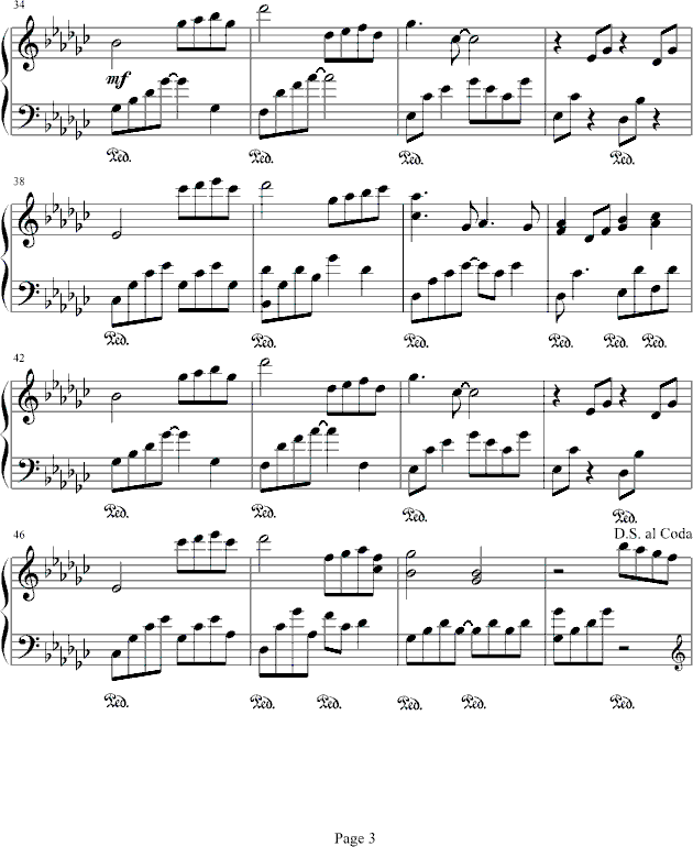Sundial Dreams钢琴曲谱（图3）