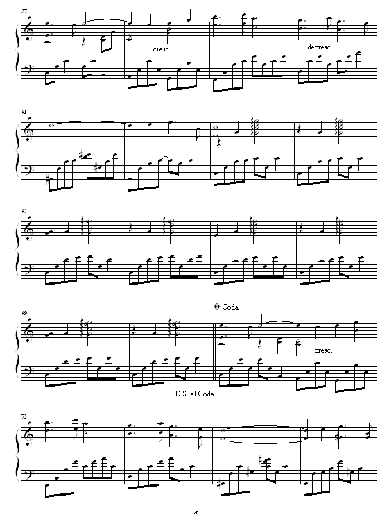 Bittersweet钢琴曲谱（图4）