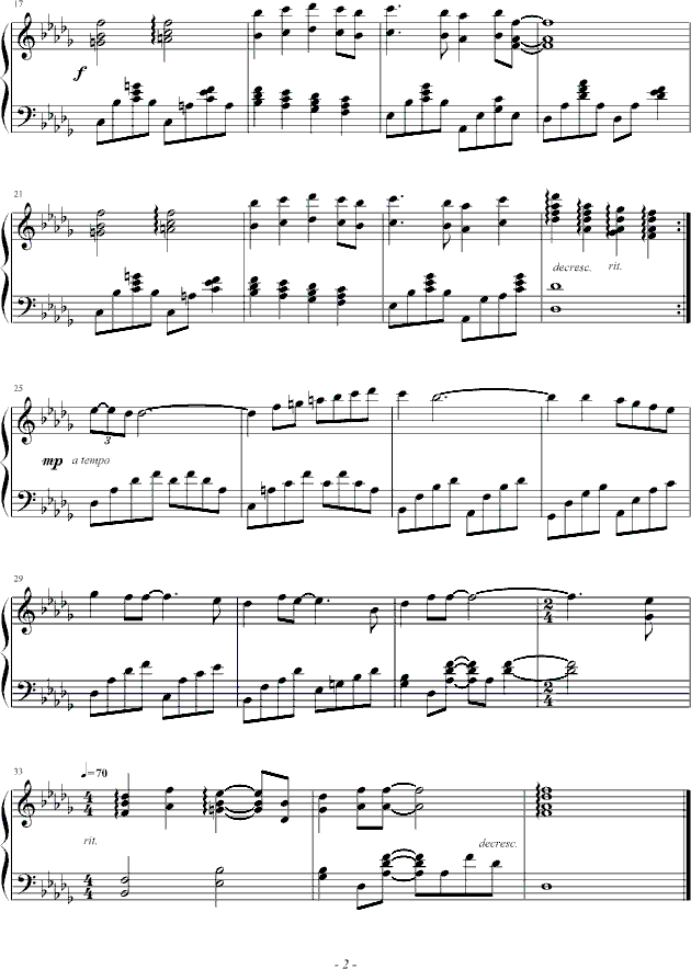 Yesterday -blueman版钢琴曲谱（图2）