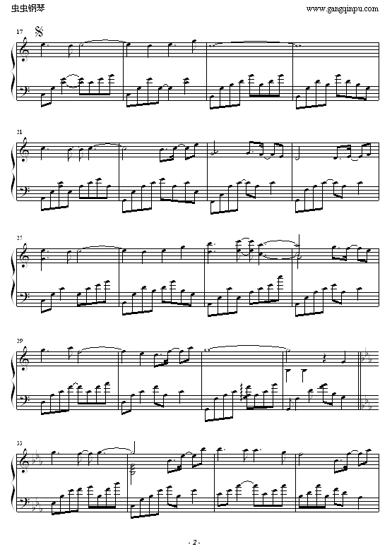 Bittersweet钢琴曲谱（图2）