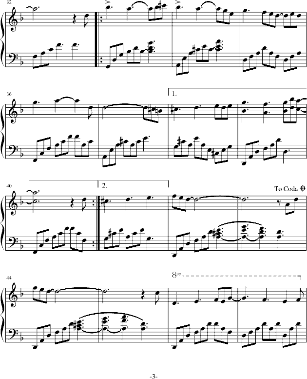 FELITSA钢琴曲谱（图3）