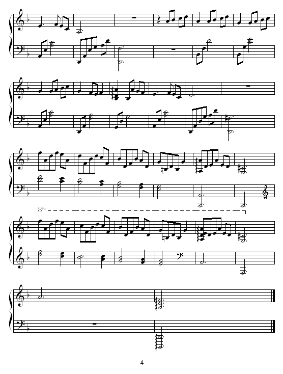 钢琴组曲《月》钢琴曲谱（图4）