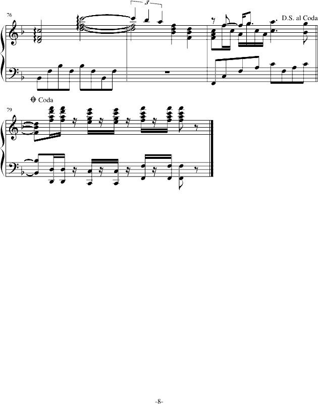 Swept Away钢琴曲谱（图8）