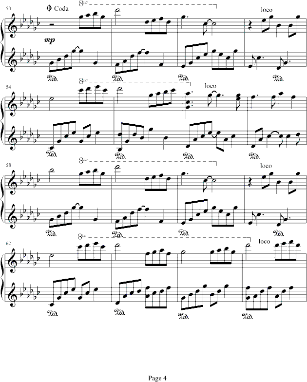 Sundial Dreams钢琴曲谱（图4）