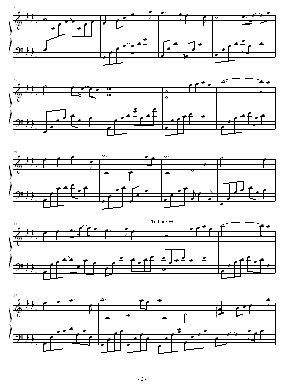 Pastel Reflections钢琴曲谱（图2）