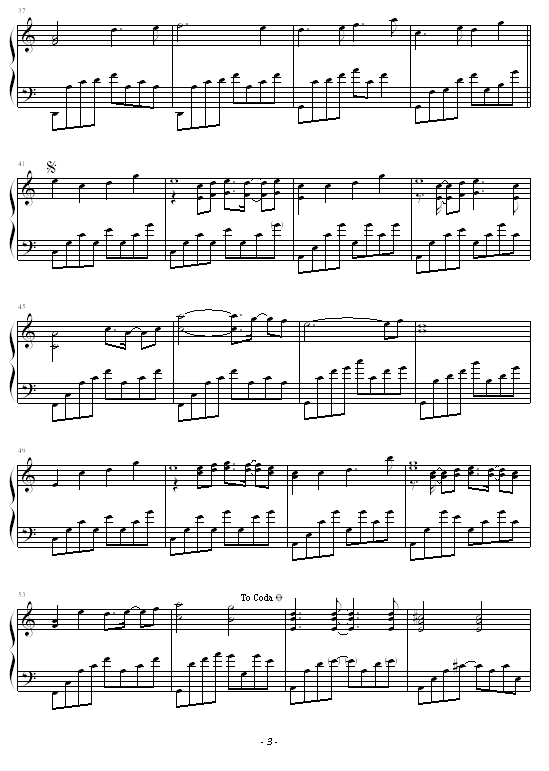 A SECRET GROVE钢琴曲谱（图3）