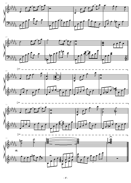 Pastel Reflections钢琴曲谱（图4）