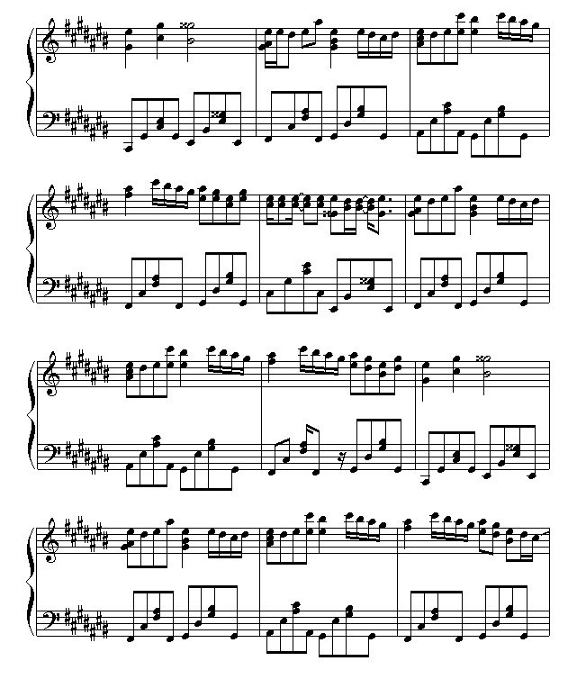 secret of my heart钢琴曲谱（图7）
