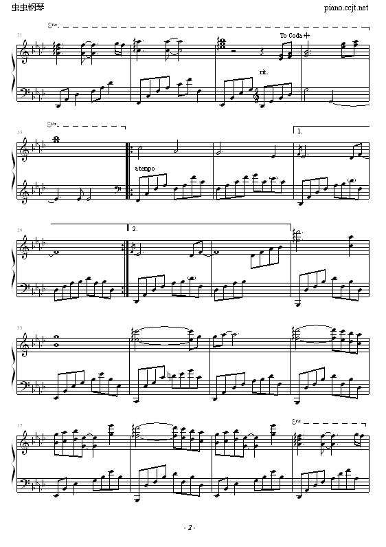 SO LONG MY FRIEND钢琴曲谱（图2）