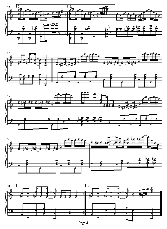逗乐钢琴曲谱（图4）