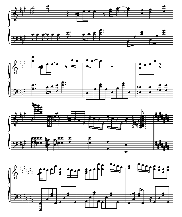 secret of my heart钢琴曲谱（图6）