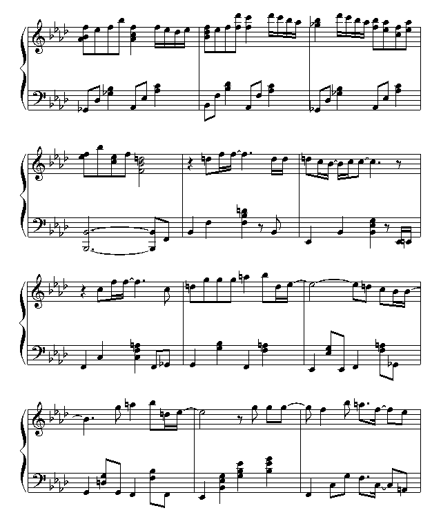 secret of my heart钢琴曲谱（图3）