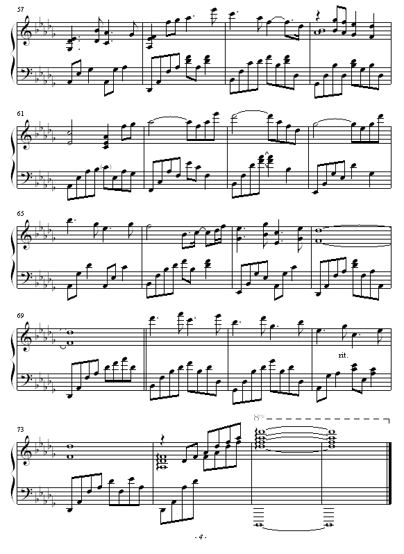 THE ENCHANTED GARDEN钢琴曲谱（图4）