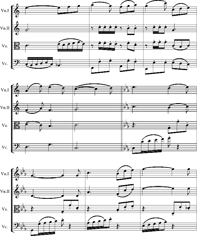弦乐四虫奏钢琴曲谱（图9）
